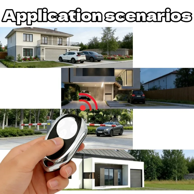 Compatible With Alutech AT-4 AR-1-500 ASG600 AN-433MHz Motor AT-4 ASG1000 Remote Control Scroll Code for Garage Door Opener