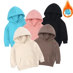 Baby Boy Winter Clothes Kids Girl Hoodies Children Long Sleeve Thick Sweatshirts Top Autumn Toddler Jacket 1 2  To 3 11 13 Years