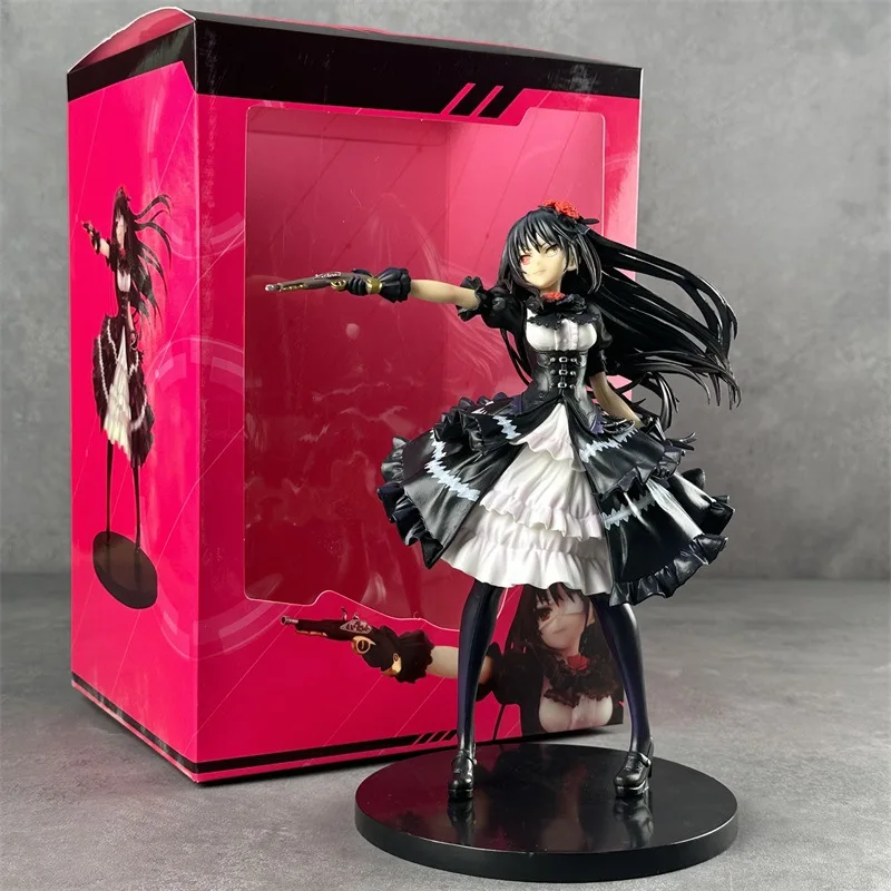 24CM Anime DATE A LIVE 30th Anniversary Ver Figure Tokisaki Kurumi Standing Model Toy Gift Collection Decoration