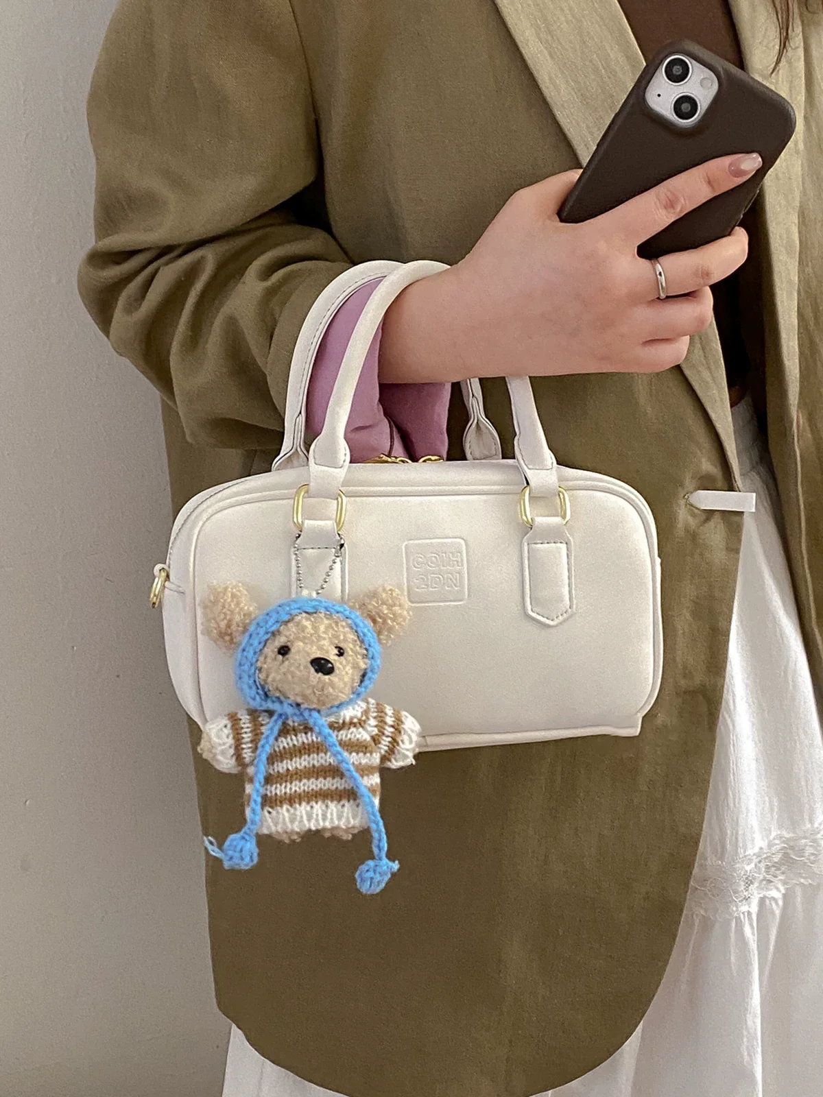 

New Bowling Bag For Women Luxury Brand Design Shoulder Crossbody Bags Small Square Bags Mini Pillow Handbag Purse Boston Bolsa