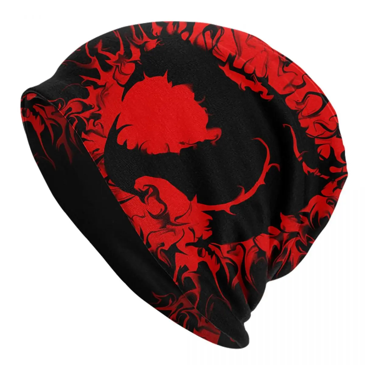 

Fashion Thin Skullies Beanies Autumn Spring Caps For Men Women Animated Cat Ski Caps Bonnet Hats