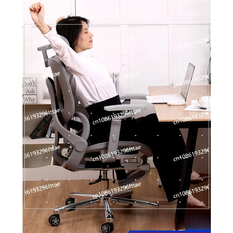 High-end back protection computer chair ergonomic office seat comfortable learning e-sports back support chair