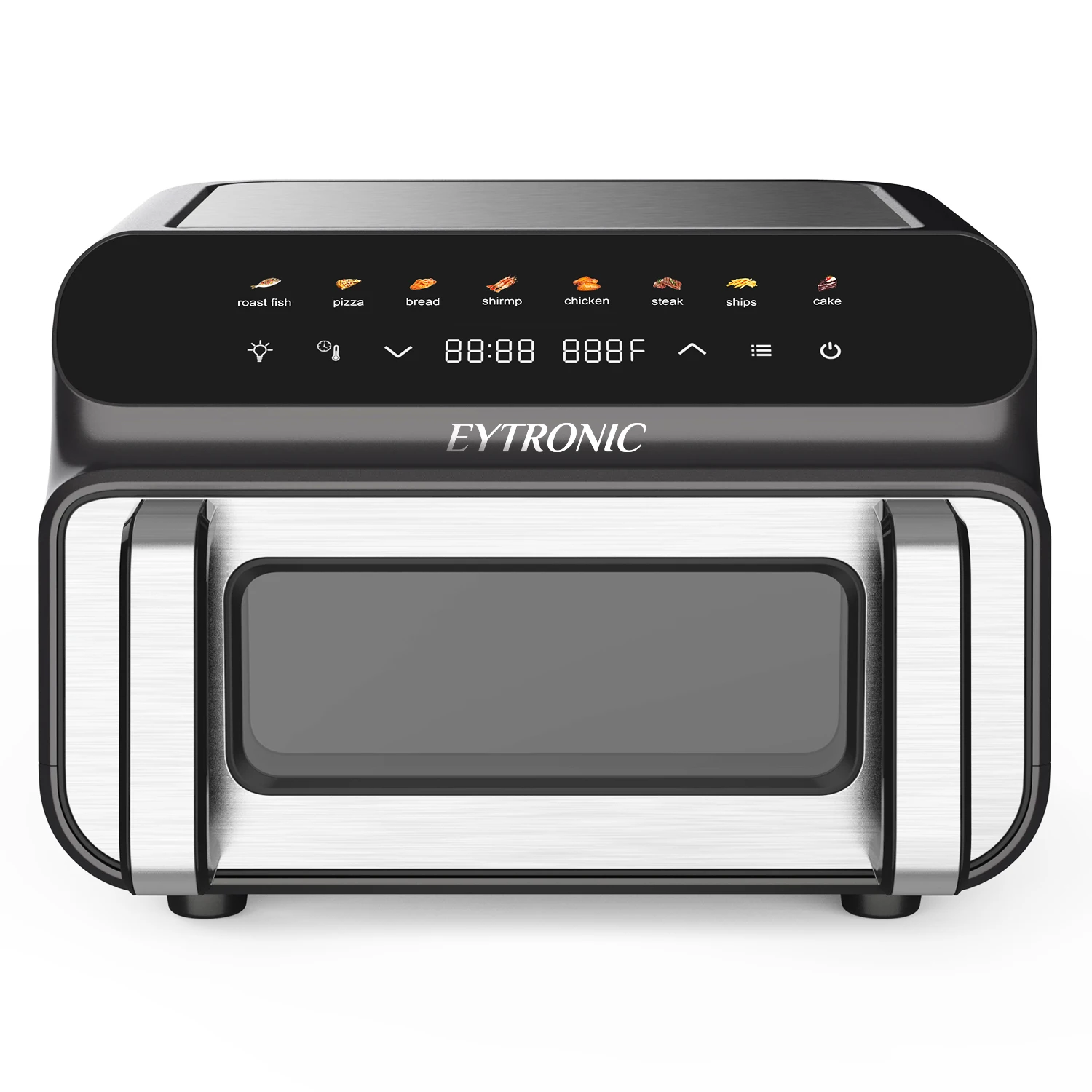 

2026 New Model Multi-functionalEytronic Digital Touch Easy View air Fryer,oil Free Cooker,smart Deep air Fryer,black Fryer