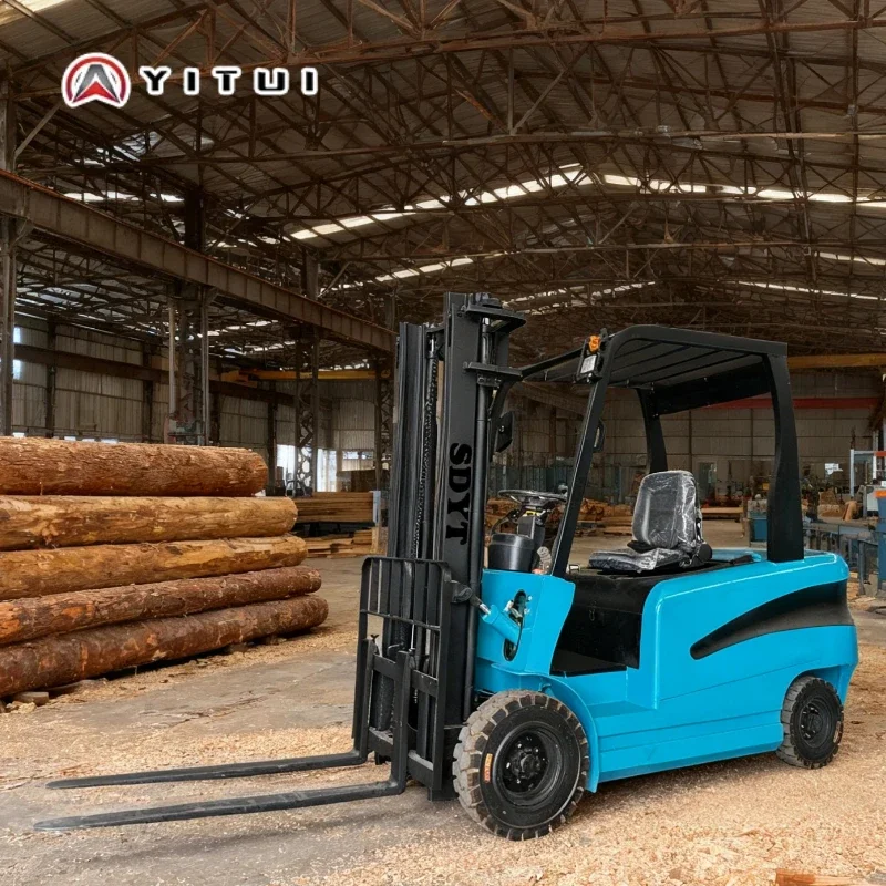 2000kg高容量電動フォークリフトACドライブCE 6.5mリフト港湾取扱用カスタマイズ2.0トン電動フォークリフト