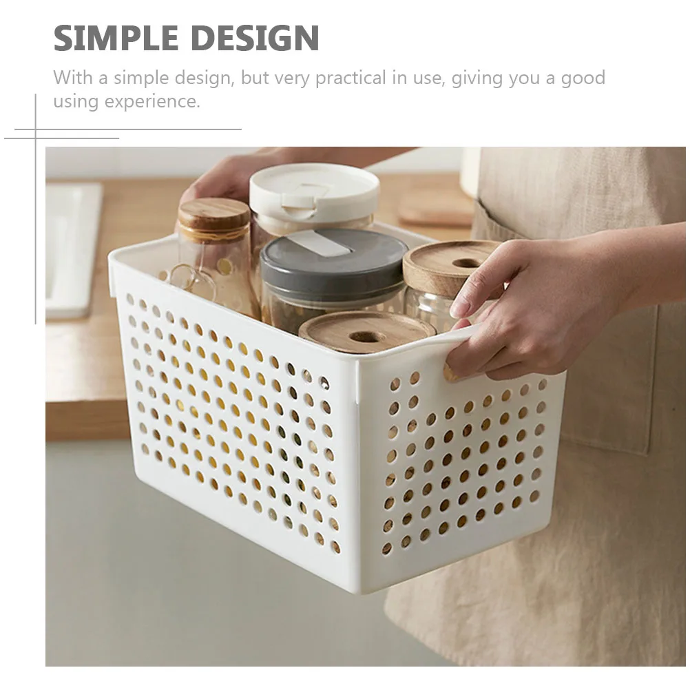 2 قطعة ملفات الوجبات الخفيفة تنظيم سلة صندوق تخزين من البلاستيك لمستحضرات التجميل النثرية المطبخ سطح المكتب حامل اللوازم المنزلية