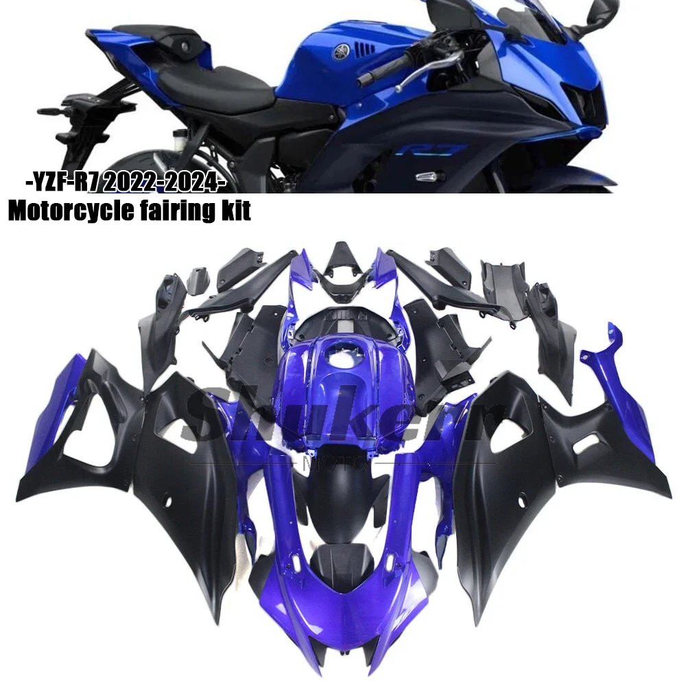 

Shukerr Moto Abs Plastics Motorcycle Racing Fairing Kit Bodywork Kit Fit for Yamaha Yzf R7 Yzf-R7 2022-2023 2024