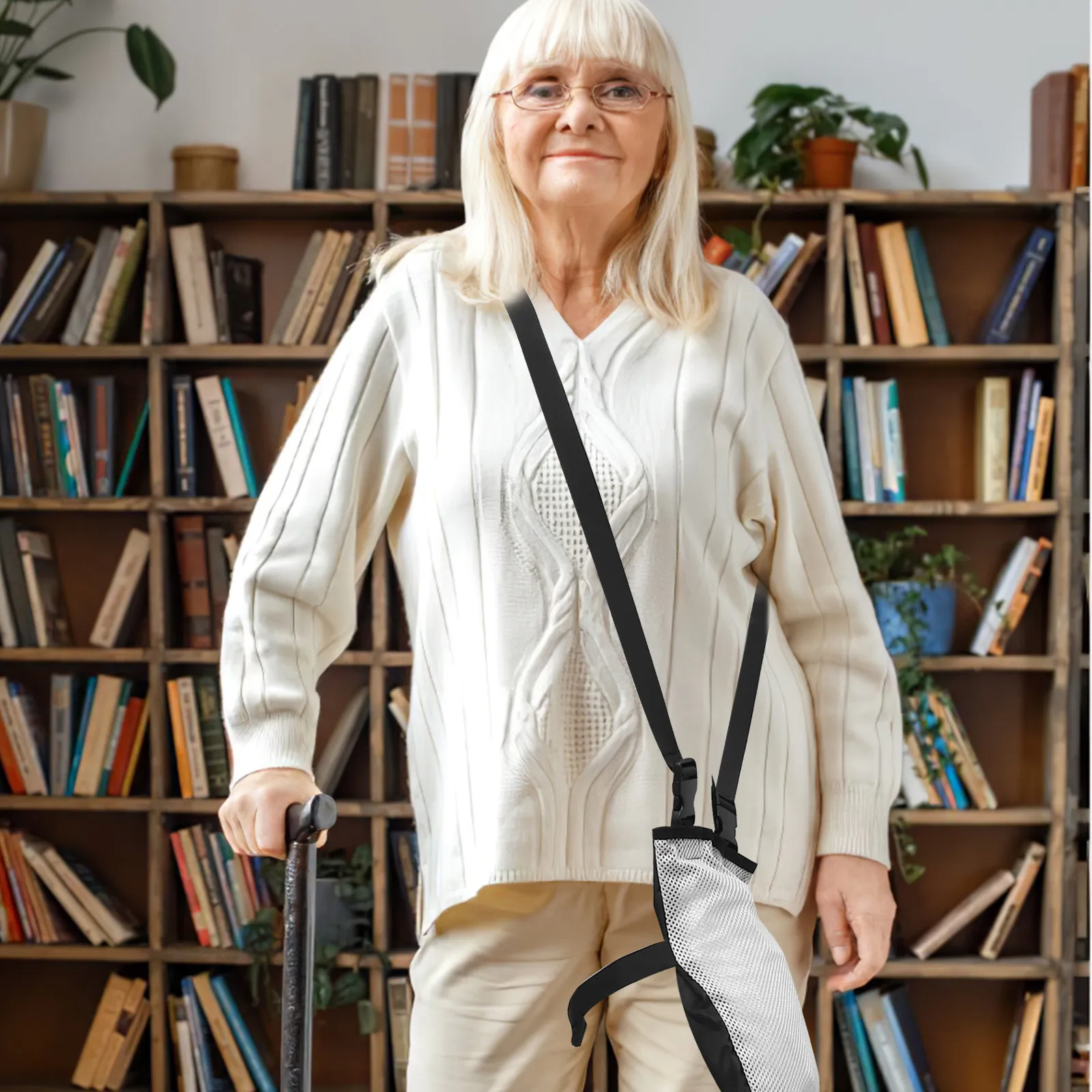 Adjustable Breathable Urinary Cover Strap Reinforced Leg Fix Holder Collection Bag Cover for Patient Comfort