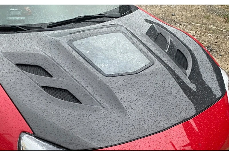 

For 2013-2017 Toyota GT86 Subaru BRZ Carbon Fiber Hood Transparent