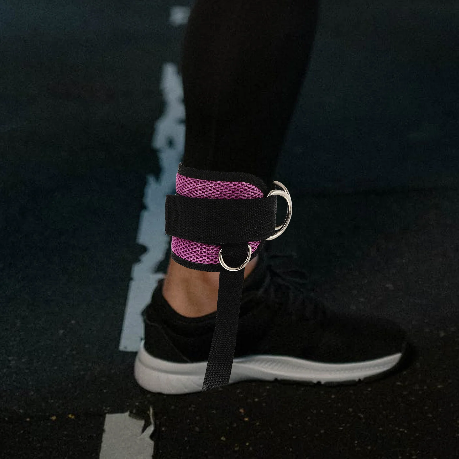

1 Pair Fitness Ankle Cuff For Cable Machine Workout Resistance Band Hip Training Leg Exercise Indoor Gym Accessories Ankle