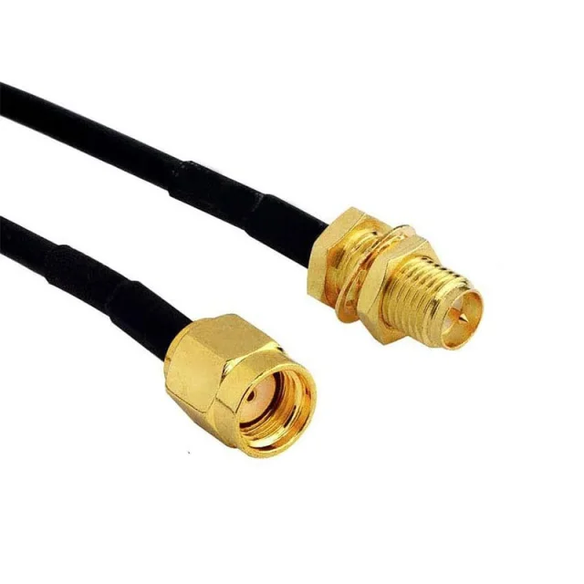 RP SMA Male to RP SMA Female  Extension Cable For WIFI Antenna RF Connector RG174 Cable