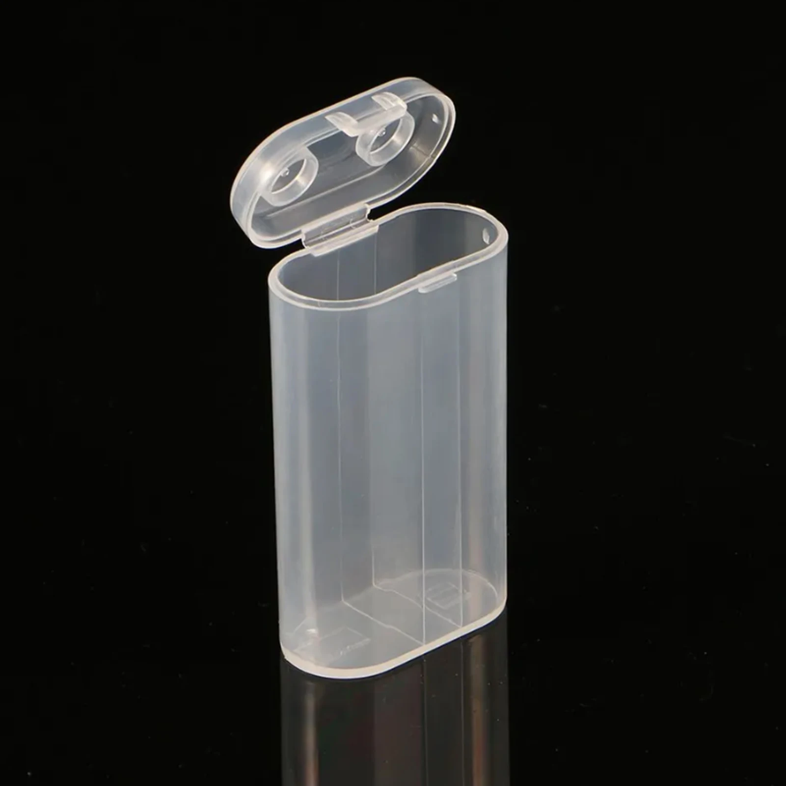 Transparente 18650 Batterie-Aufbewahrungsbox, wasserdicht, langlebig, Kunststoff-Organizer für Reisen, Camping, Wandern, Batterie-Aufbewahrungsbox