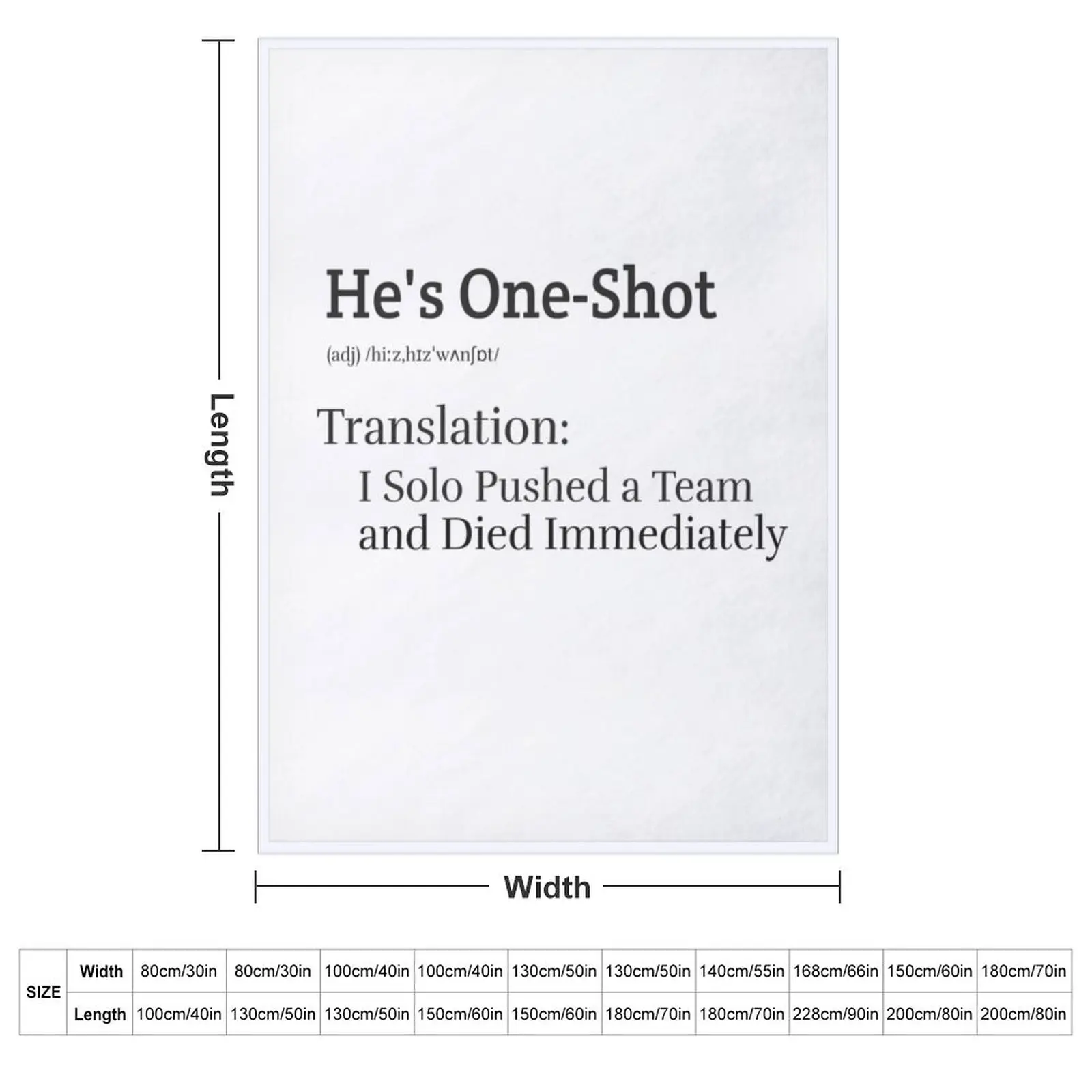 He's One Shot (Light) Throw Blanket Camping Blankets For Bed for winter Summer Decorative Beds Blankets