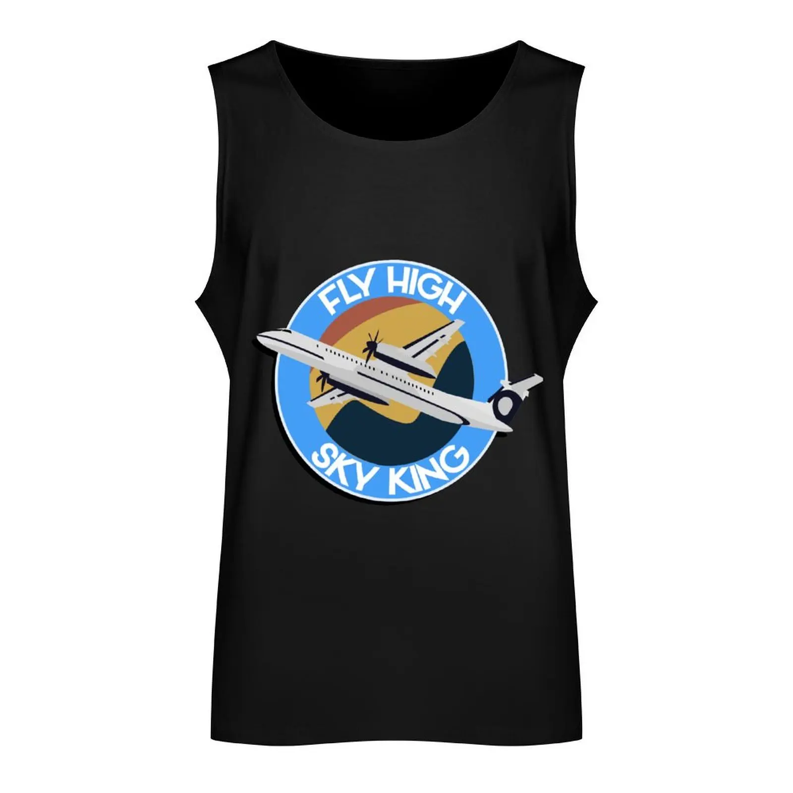 Fly High, Sky King Tank Top Men's t shirt men clothings Vest for boy