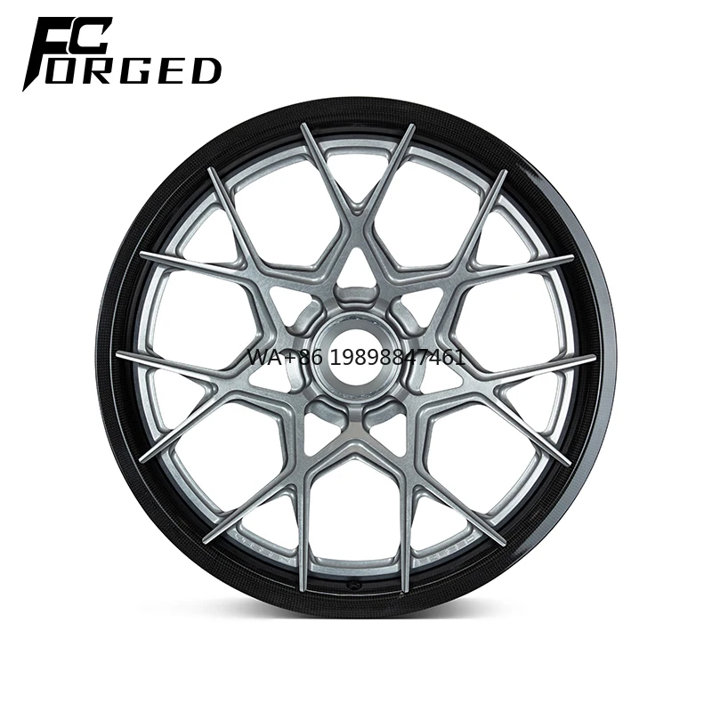 

Lightweight Flow Forged Wheels 18 19 20 Inch Gloss Black for Sedan Coupe Hatchback Tuning