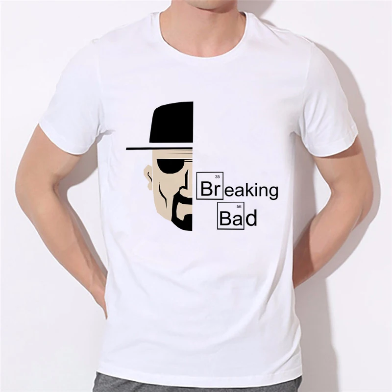 Breaking Bad T Shirts Men funny Man T-Shirts O Neck casual tshirt US Size Tops Factory outlets can be customized