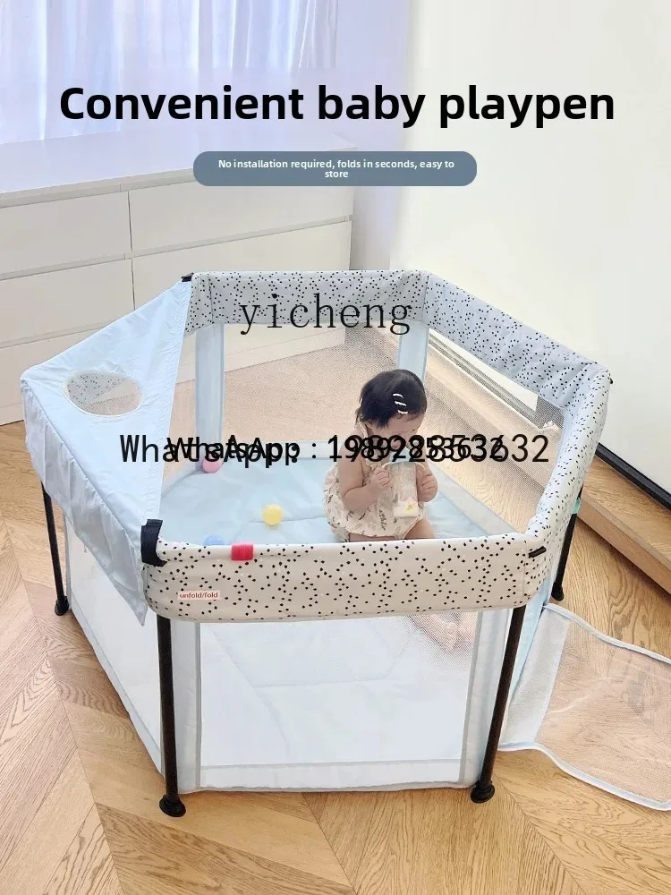 ABC Recinzione da gioco per interni Vita dei bambini Recinzione anticaduta strisciante per bambini Griglia protettiva portatile pieghevole