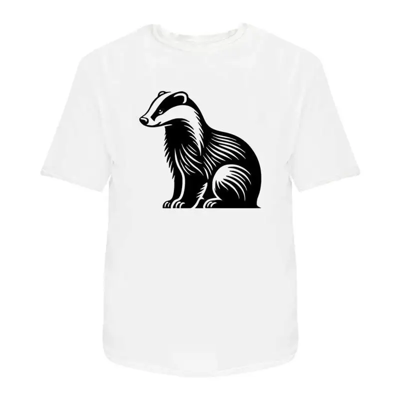 

Sitting Badger' Cotton T Shirt Ta052723