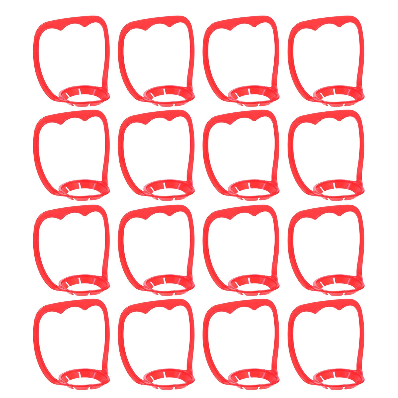 

100pcs Beverage Bottle Handle Strap for Water Bottles Mineral Oil High Strength Material Comfortable Grip Reusable