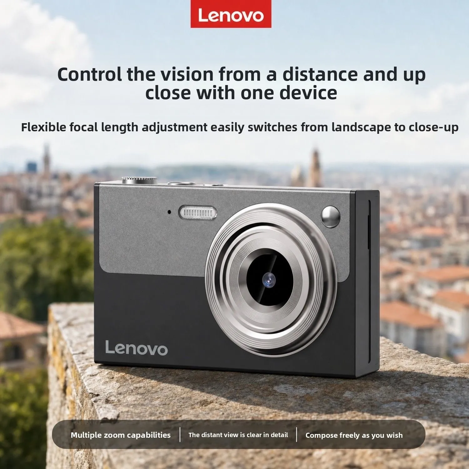 Lenovo XJ22 Digital Camera 16X Digital Zoom Photo Camera Student Outdoor Anti-Shake Digital Video Autofocus with 32G 128G Card