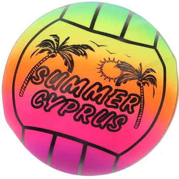 Pallavolo gonfiabile arcobaleno Palla da spiaggia gonfiabile per bambini Gioco per interni ed esterni Attrezzatura sportiva per palla da gioco