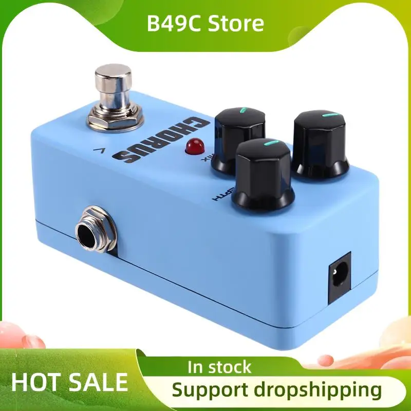 

B49C Мини-педаль эффектов Guitarra CHORUS FCH-2, эффектор для электрогитары, портативный True 3, ручки управления