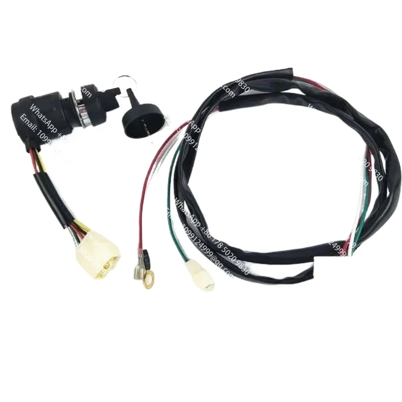 cabo-de-ignicao-e-chave-3kw-5kw-120cm-para-gerador-l100-l70-l48-kama-kipor-partida-manual