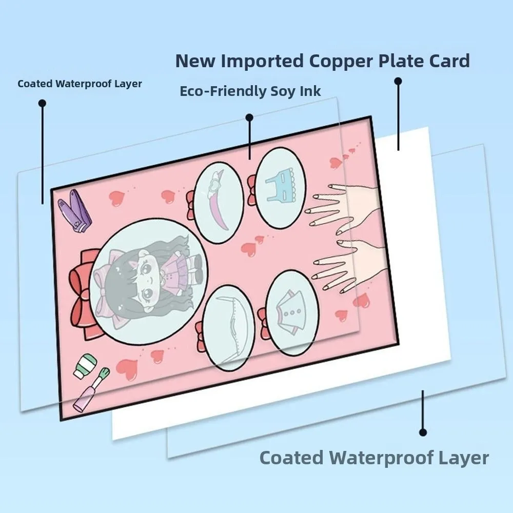 3D Nagelwinkel Rustig Boek Creatief Interactief DIY Aankleden Speelgoed Puzzelstijl Materiaal Pack Sticker Games Rustig Boek Verjaardagscadeau