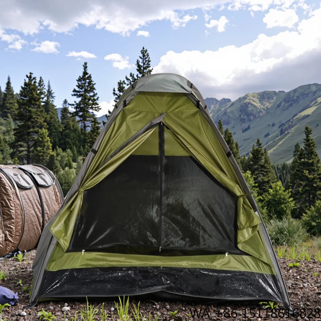 Portable Four Season Fully Waterproof 2500mm Lightweight Outdoor Backpacking Camping Hiking 1-2 Person Tent