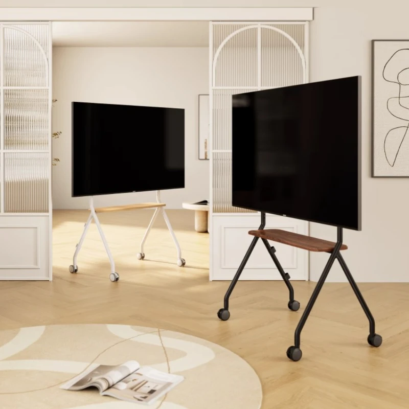 Bedroom Living Room TV Stands Simple Mobile Shelf Multi-functional TV Stands Office Metal Furniture Rack Pour MHDSJ