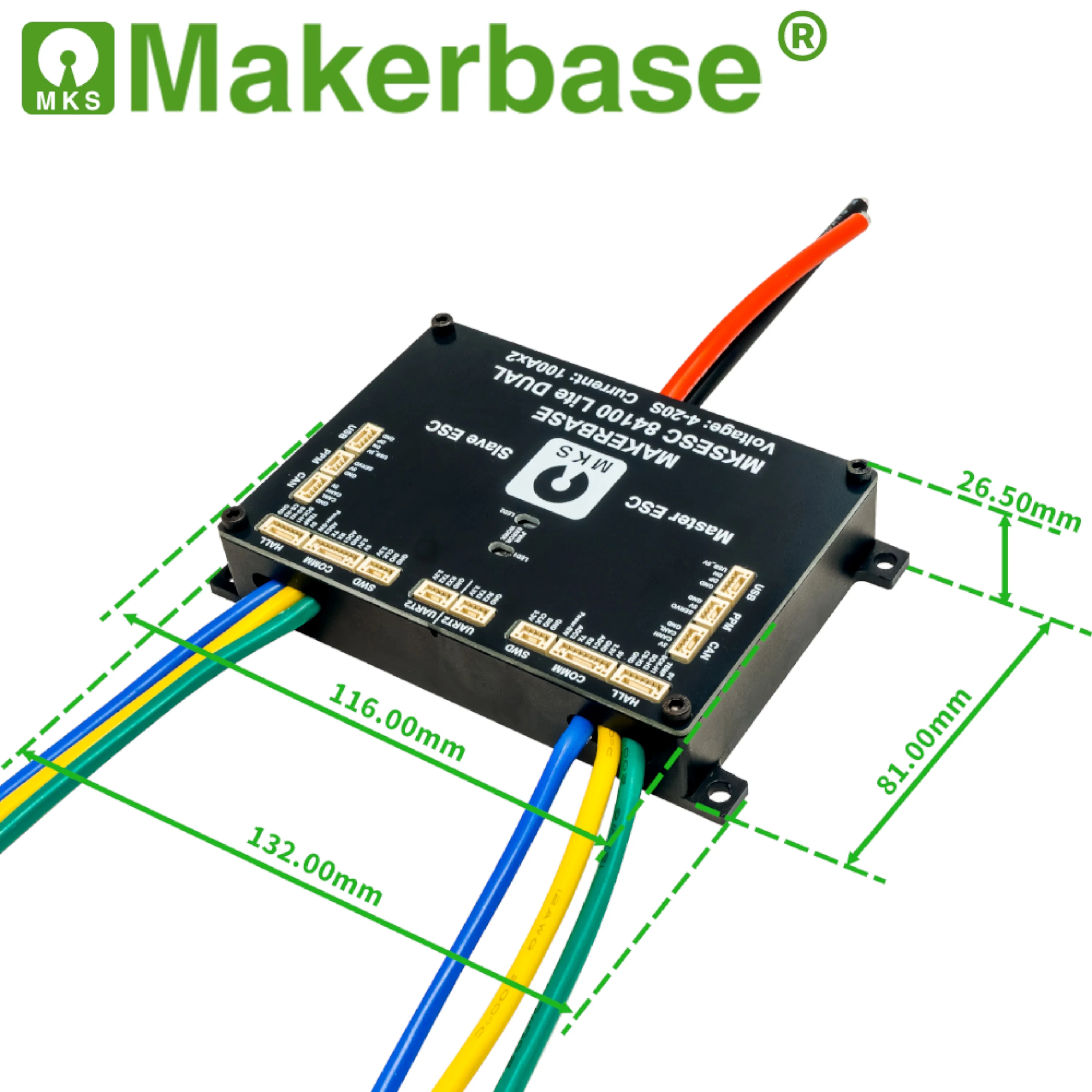 Makerbase Dual-Drive 84V 100A - đánh giá và giá Dual Ess9038 Dac