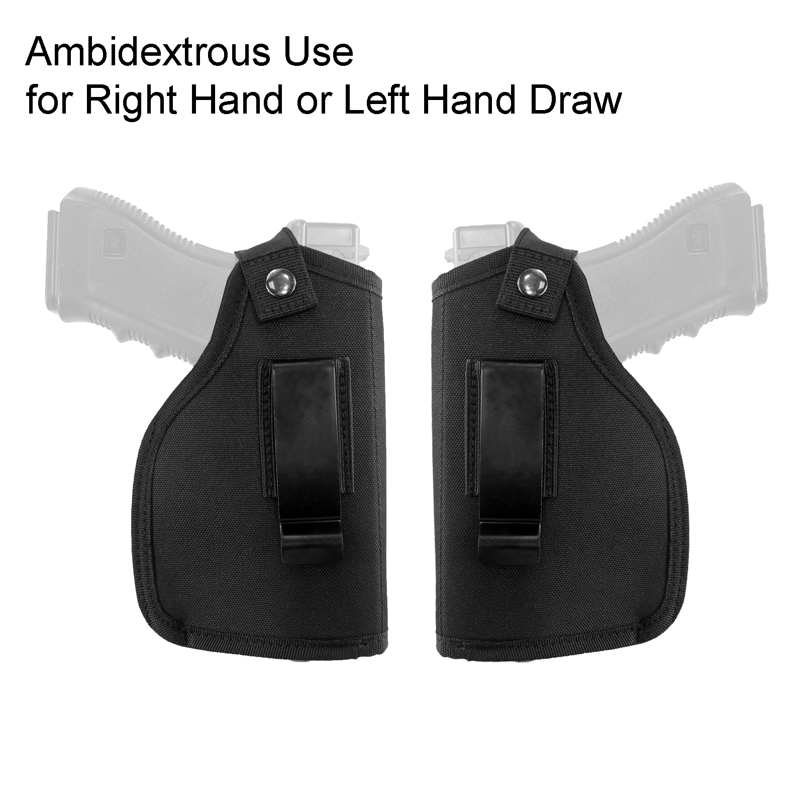 Gun Holster for Pistols with Flashlight or Laser Fits  Glock 19 17 Taurus G3C G3 9mm Sig Sauer S&W M&P Shield Ruger Springfield