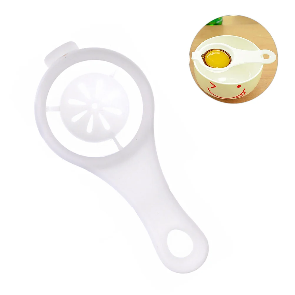 

3 pcs Egg Separator Kitchen Gadget Essential Tool Yolk Extractor Divider Lightweight Plastic Practical Baking Accessories