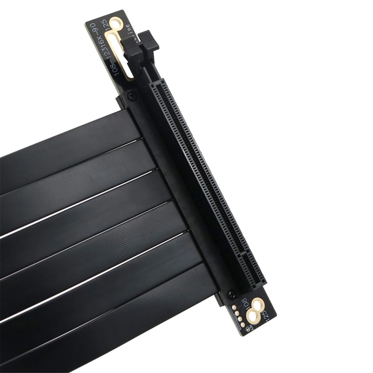 ABJG-PCI-E 3.0 16X 90 درجة PCI-E بطاقة الرسومات تمديد كابل محول بطاقة الشبكة، والاستقرار