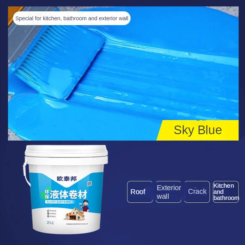 Roof Waterproof leak repair material roof exterior wall ointment caulking crack leakage plugging king polyurethane paint glue