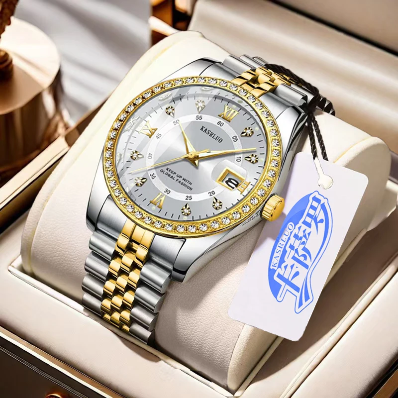KASRLUO Men's Diamond Setting  - Luxury Watch Boutique ulasan dan harga