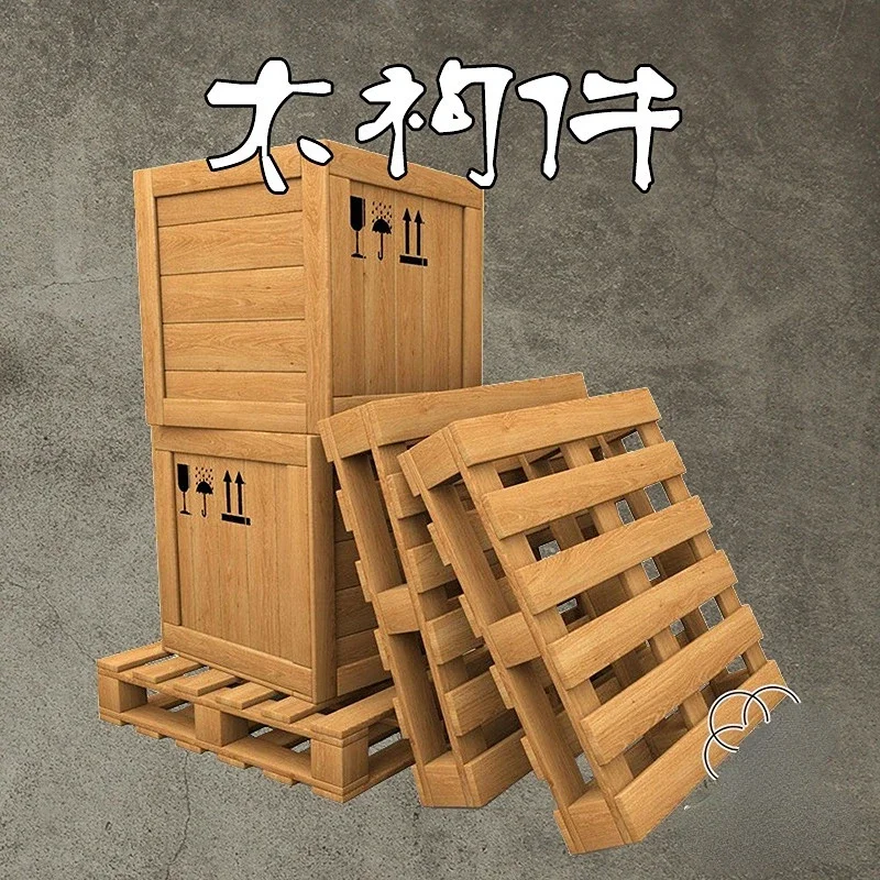1:35 1:48 scatola di legno Kit staffa per Pallet in legno per modello militare scena scena sabbia materiali per la produzione di tavoli