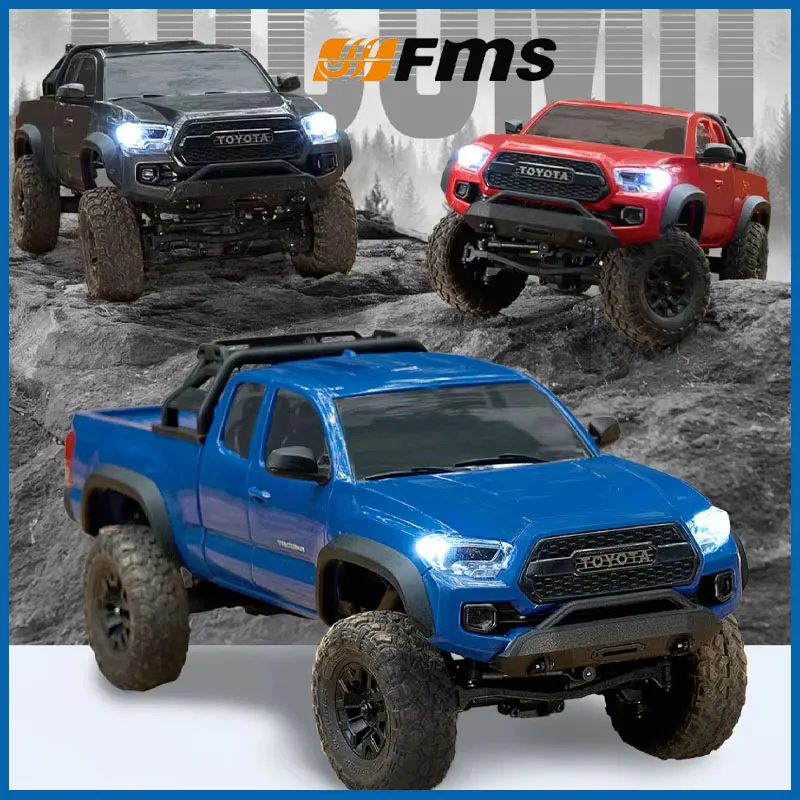 FMS 1/24 FCX24 Toyota Tacoma TACOMA 4WD RC Crawler RTR Officially Licensed Off-Road Climbing Car Hobby Collect Toy Boy Gift