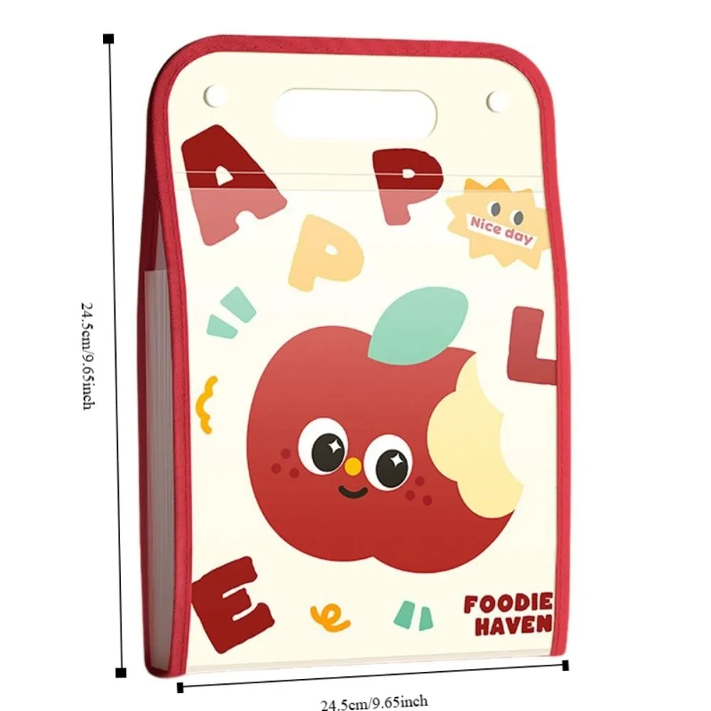 Gifts A4 Portable File Bag Multi-layer Large Capacity Vertical Accordion Bag Classification Test Paper Box