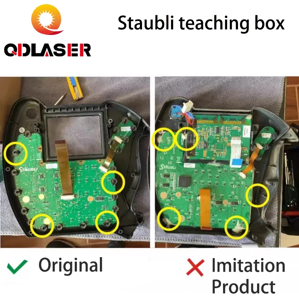 Staubli SP1 teaching box repair replacement teaching pendant panel display cable CPU motherboard