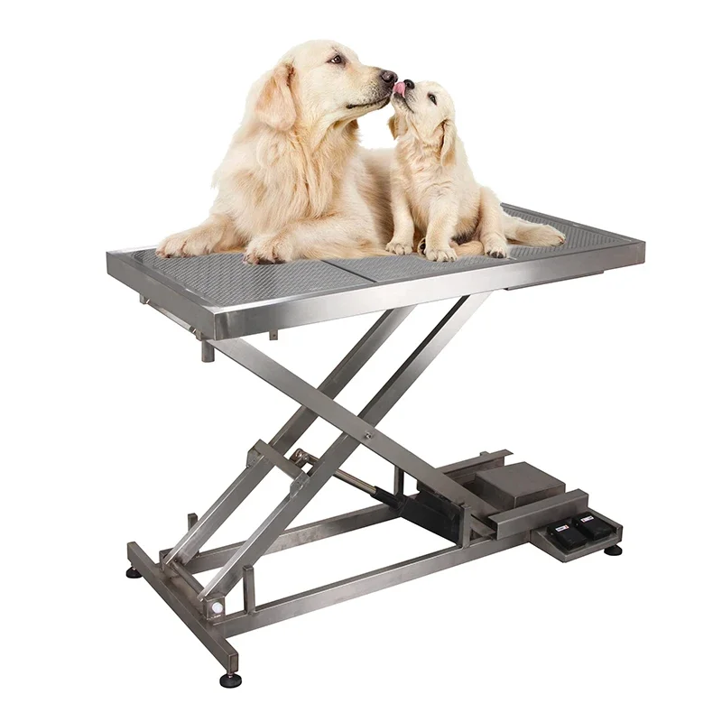 862 Electric Vet Surgical Table Stainless Steel Veterinary Treatment Table