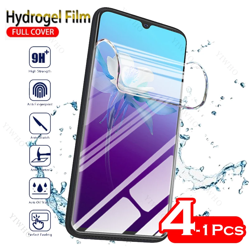 4-1psc Front Safety Hydrogel Film for Vivo V20 V 20 V2025 Protective Screen Protectors Clear Transparent Film Not Tempered Glass