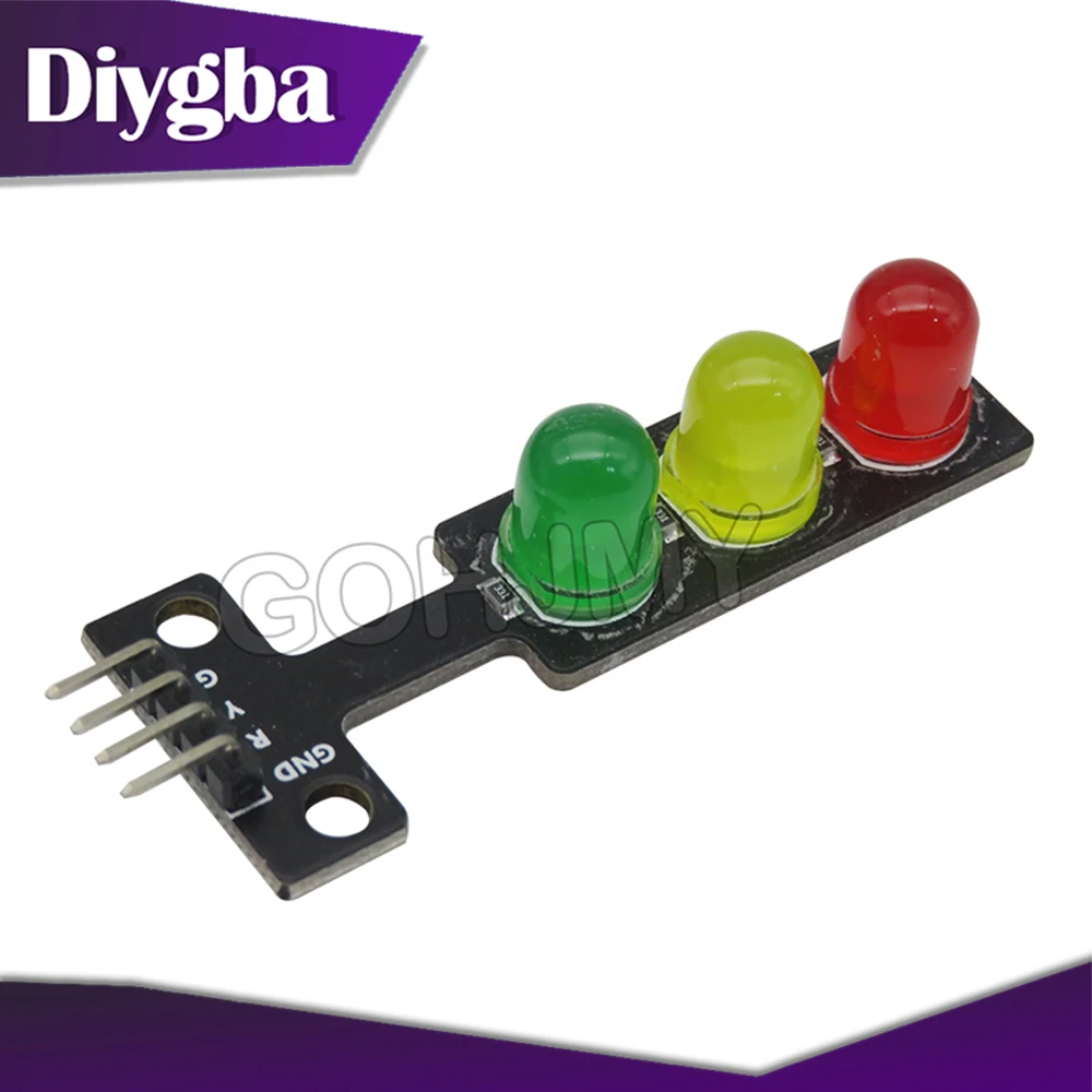 LED traffic light module 5V traffic light light-emitting module E-learning building block programming single control board