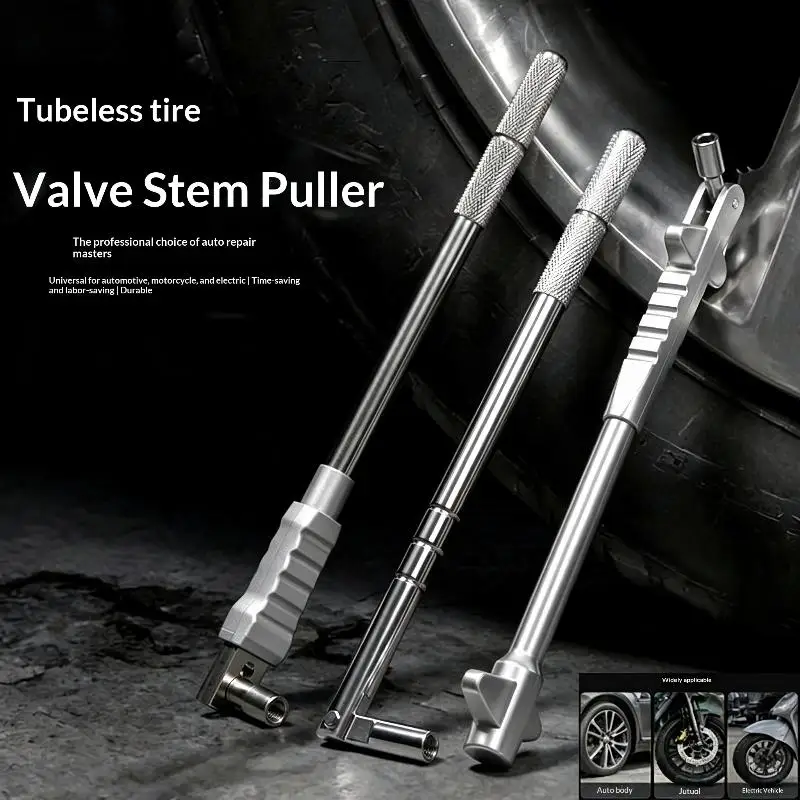 Popular Tire Valve Stem Puller Tube Metal Repair Tools Car Wheel Remover Installer Accessories