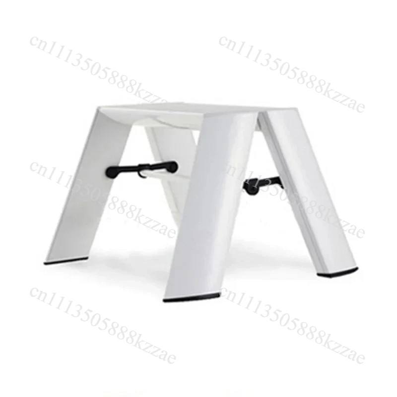 Aluminum Alloy Folding Step Stool Portable Multifunctional Kitchen Ladder Chair Non-Slip Multifunctional Ladders Stool for Home