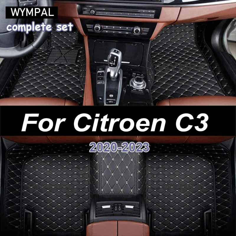 

Автомобильные коврики на заказ для Citroen C3 2014-2023, автомобильные ковры, аксессуары для ног