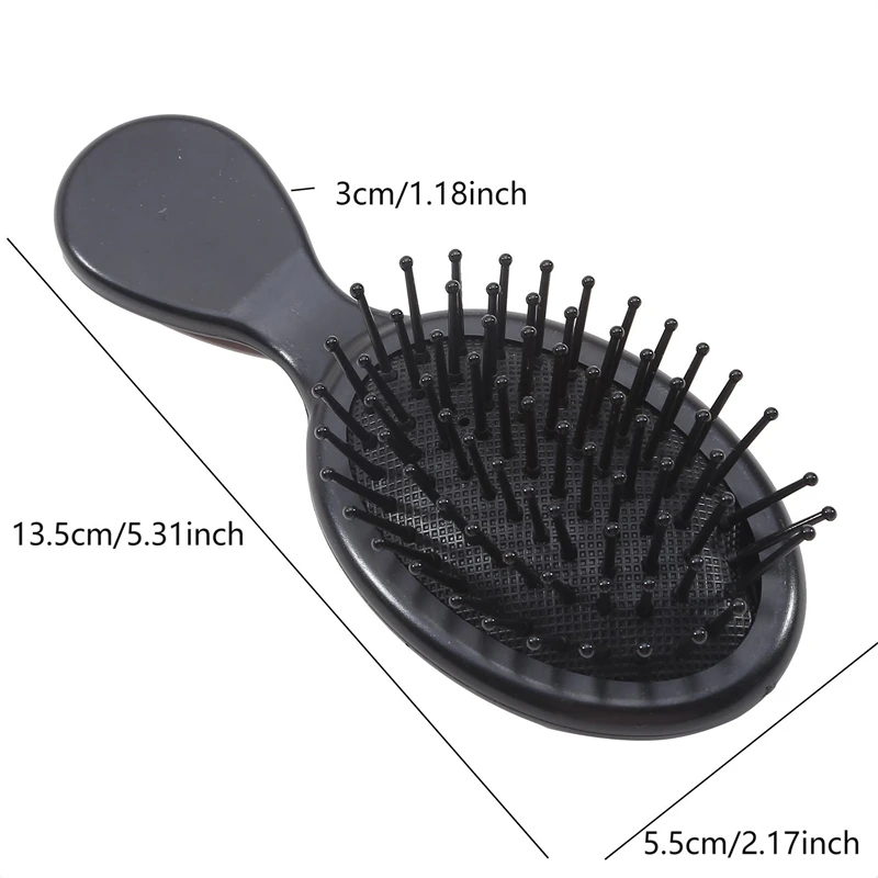 Mini Detangler Hair Brushes Massager Anti Static Air Bag Hair Comb Wet and Dry Portable Hairbrush Salon Styling Accessories