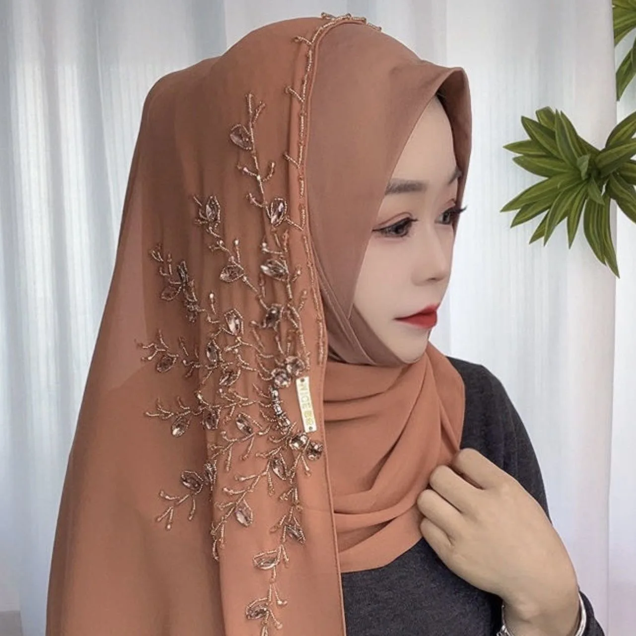 Muslim Wedding Women Shawls 2026 Luxury Wrap Hijabs