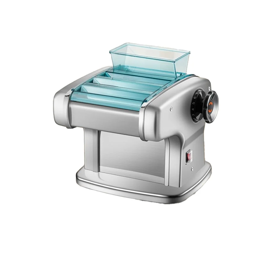 

Electric Pasta Maker Noodle Machine, Stainless Steel Small Automatic Commercial Use Household Dough Presser Kitchen Tool