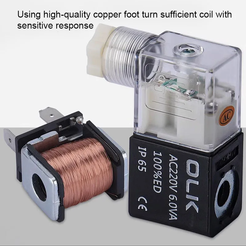 صمام لولبي هوائي ، صمام لولبي ثنائي الموضع ، 5-موضع ، DC12V ، DC24V ، AC110V ، AC110V ، AC220V ، 4V110-06 ، 4V210-08 ، 4V310-10 ، 4V410-15