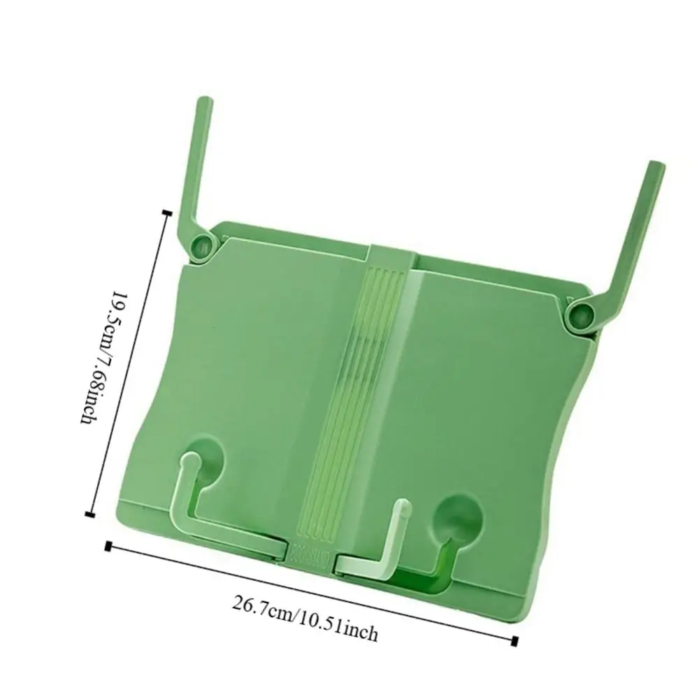 Simple Portable Reading Rack Fold Recipe Book Stand Music Score Desk Book Shelf for Readers